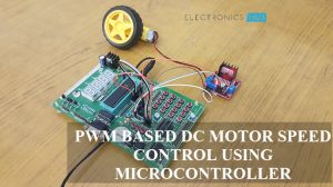 基于PWM的直流电机转速控制的微控制器特色图像