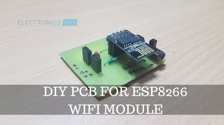 DIY PCB for ESP8266 WiFi Module
