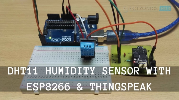 DHT11湿度传感器与ESP8266和ThingSpeak特色图像